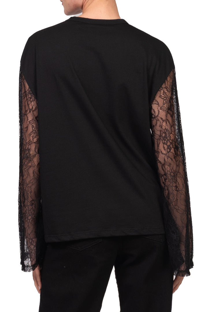 Vicolo - T-Shirt manica pizzo a campana Art. UAC0197