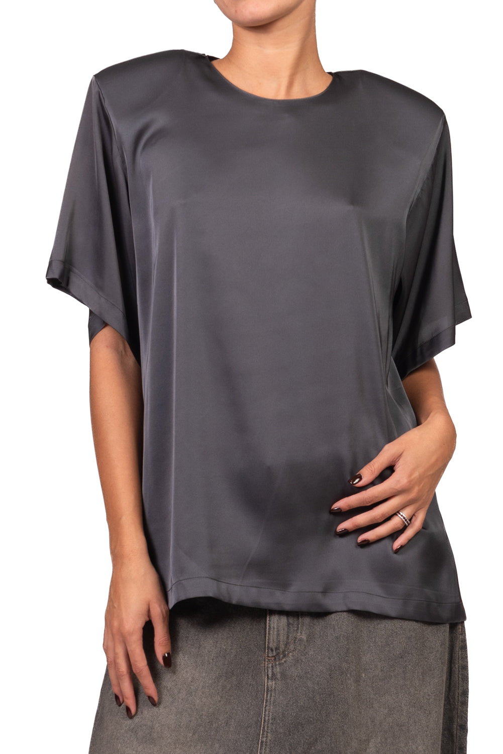 Vicolo - Blusa satin con spalline Art. TAC1581