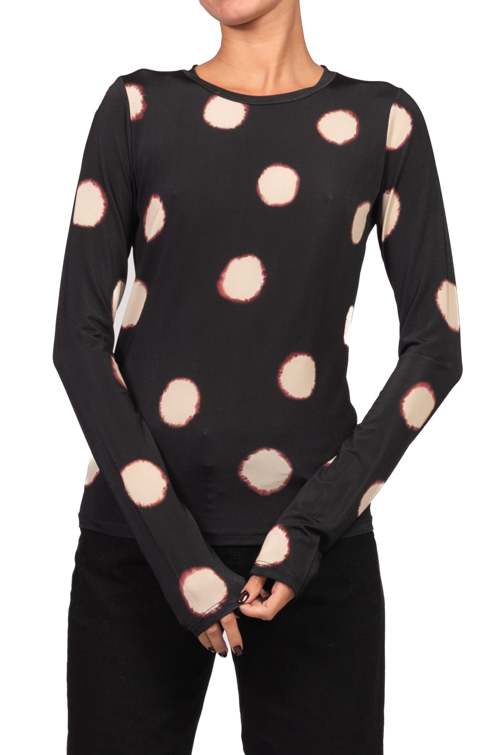 Tensione In - T-Shirt fantasia pois Art. 40843