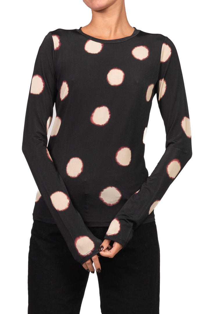 Tensione In - T-Shirt fantasia pois Art. 40843
