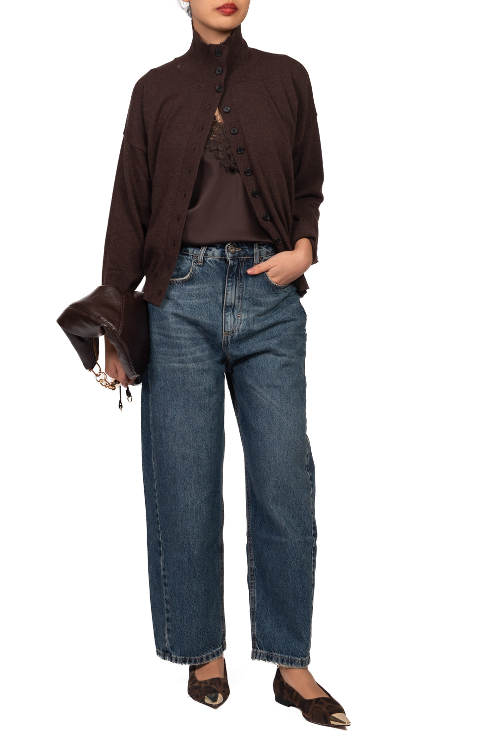Vicolo - Cardigan collo alto Art. 2AC2175