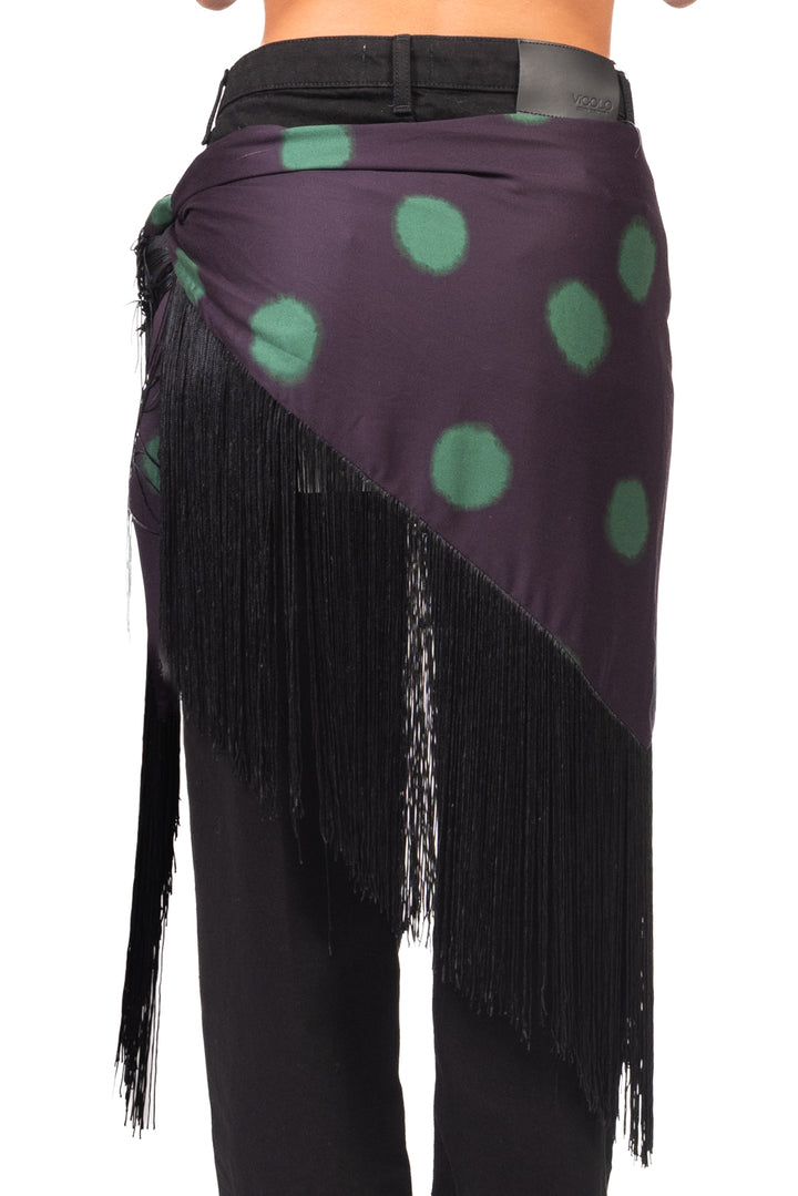Tensione In - Pareo fantasia pois con frange Art. 40842