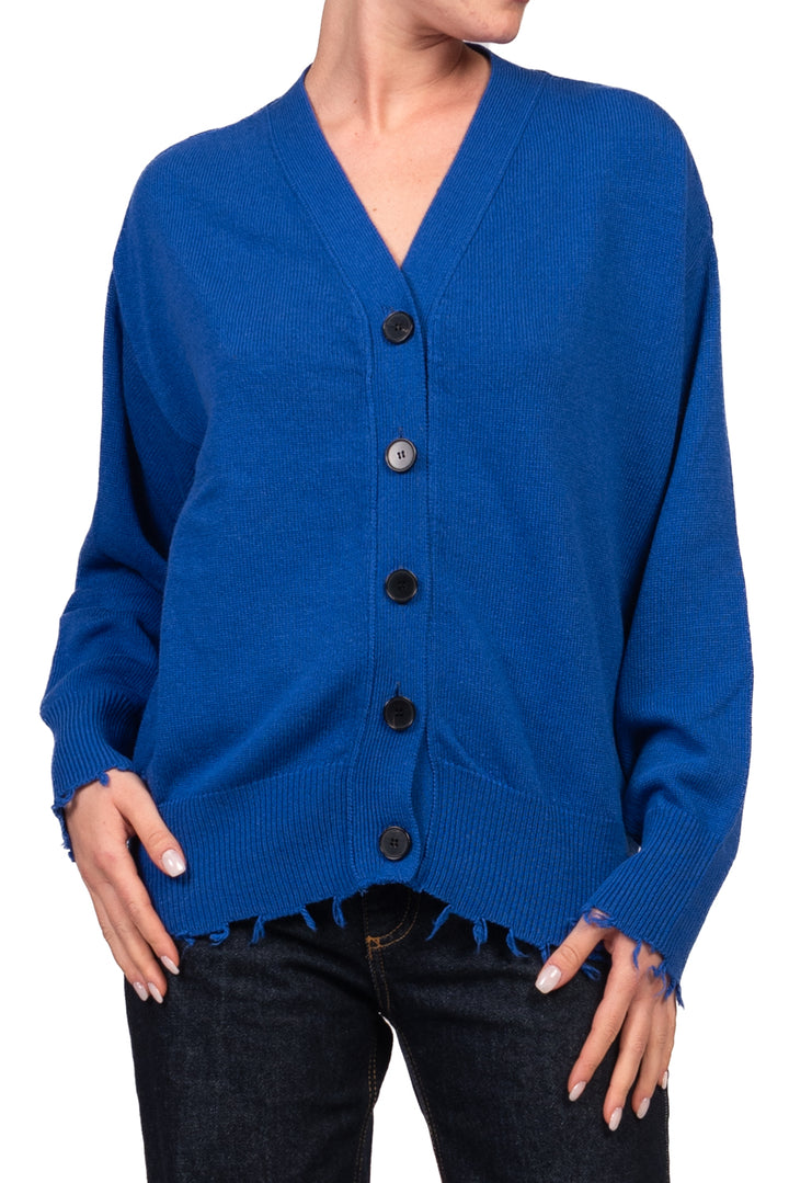 Vicolo - Cardigan scollo v sfrangiato Art. 7AC7222