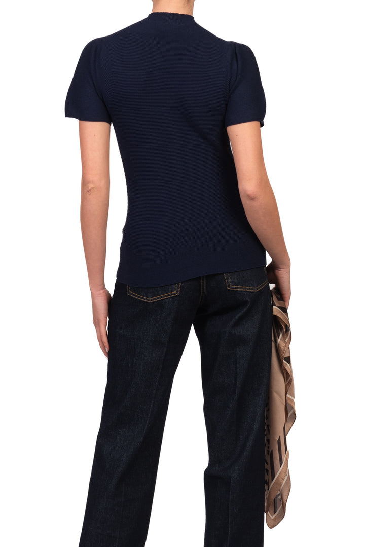 Kontatto - Maglia manica corta con foulard Art. 3M1871NI