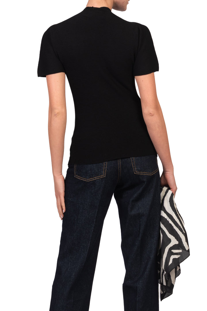 Kontatto - Maglia manica corta con foulard Art. 3M1871NI