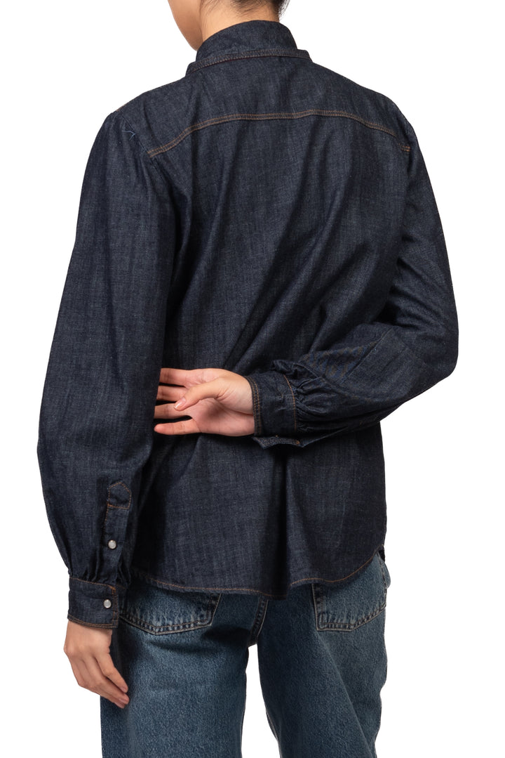 Tensione In - Camicia jeans con taschini Art. W26C741