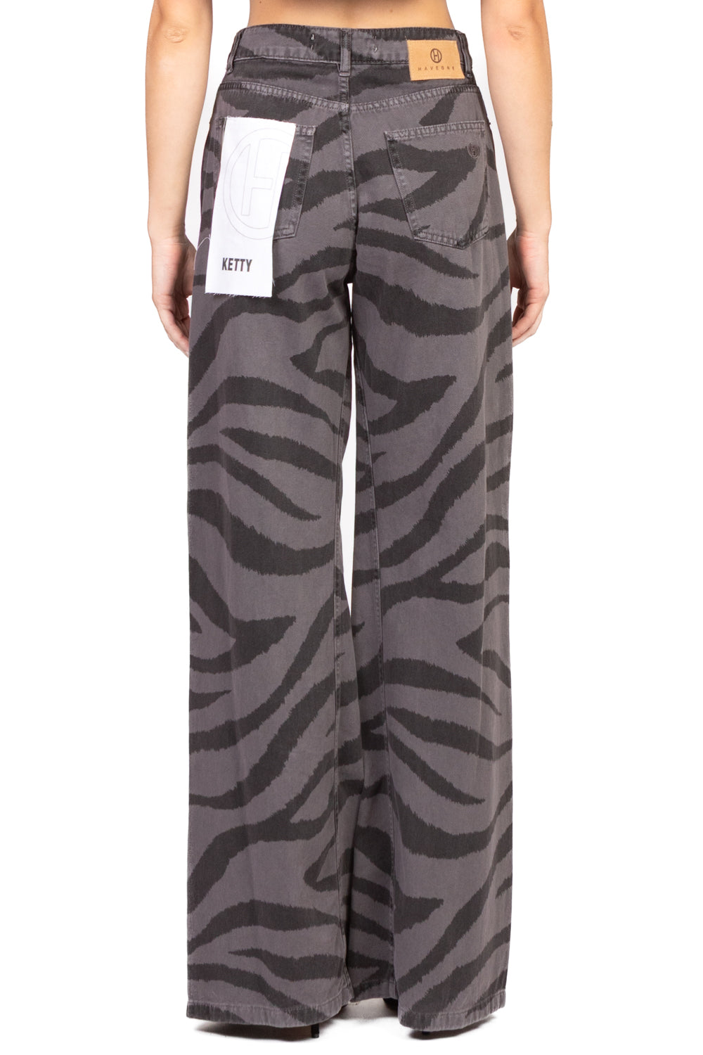Have One - Jeans KETTY zebrato palazzo Art. PGZ-P091