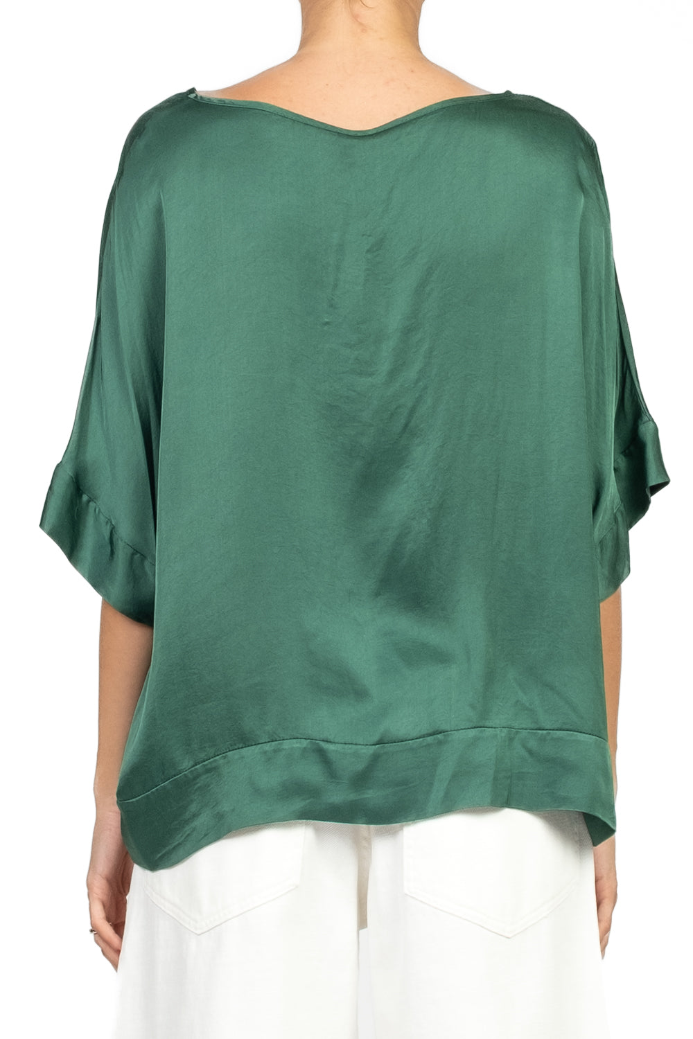 Tensione In - Blusa over in satin Art. F5293B05QPE25