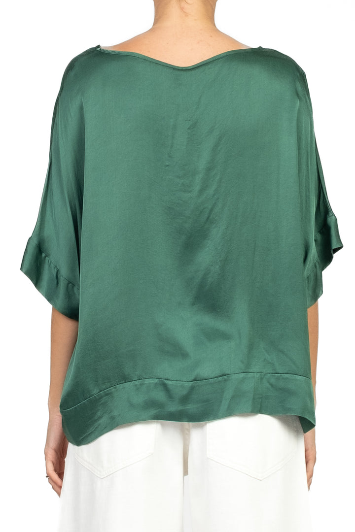 Tensione In - Blusa over in satin Art. F5293B05QPE25