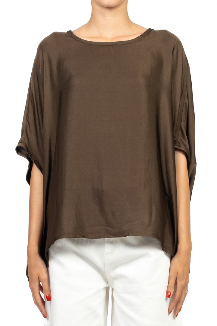 Tensione In - Blusa satin mezza manica Art. FB736B05QPE25
