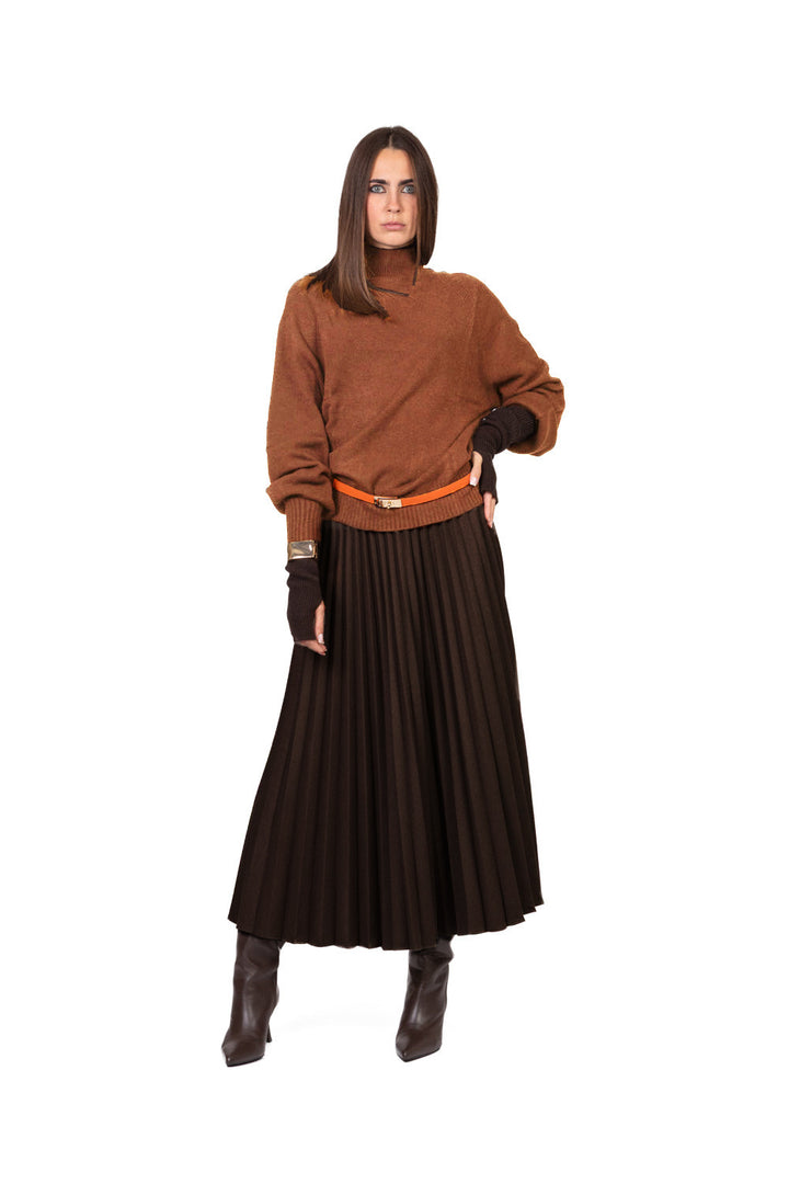 Kontatto - Maglia mezzo collo manica palloncino Art. 3M0837C