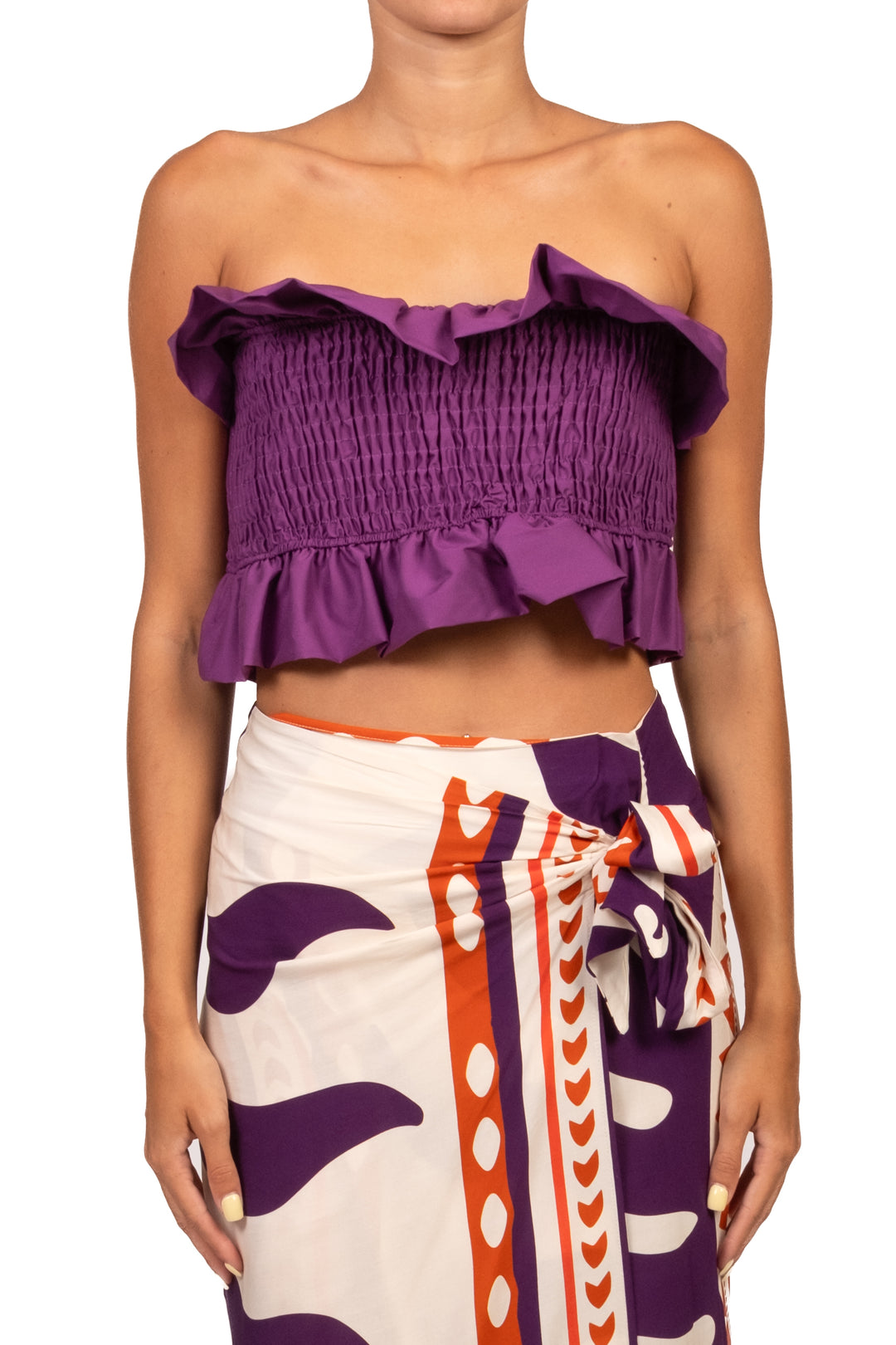 Vicolo - Completo top fascia e gonna pareo fantasia Art. TAB3376