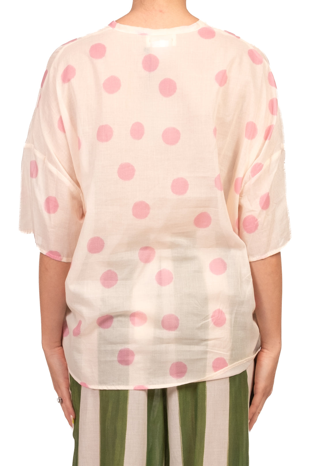 Vicolo - Completo camicia pois e pantalone rigato Art. TAB3346