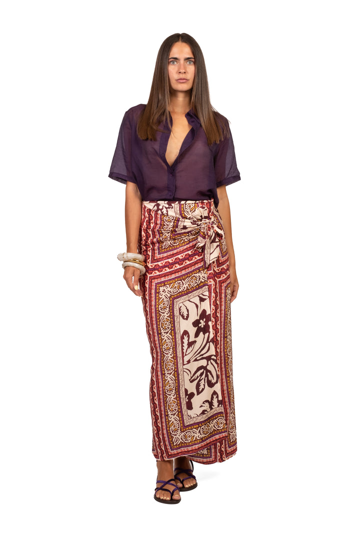 Vicolo - Completo camicia e gonna pareo fantasia Art. TAB3361