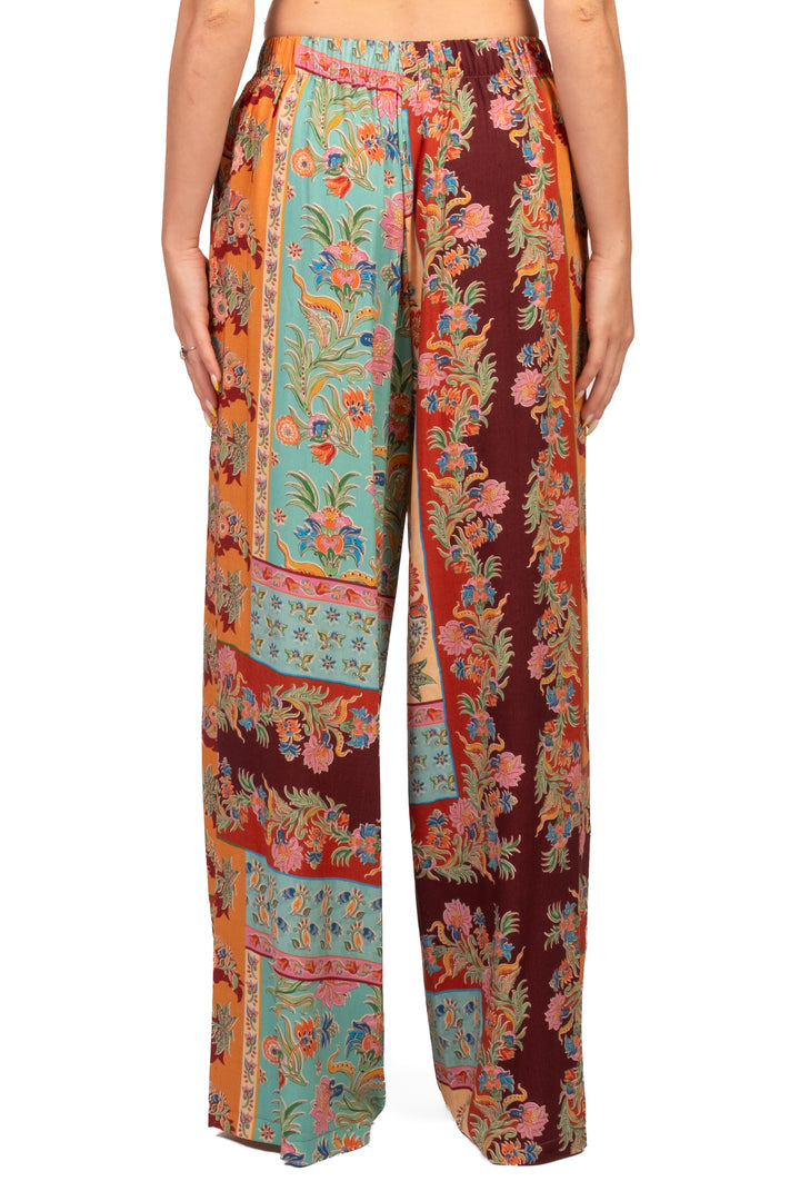 Vicolo - Completo top lungo aperto e pantalone fantasia Art. TAB3321