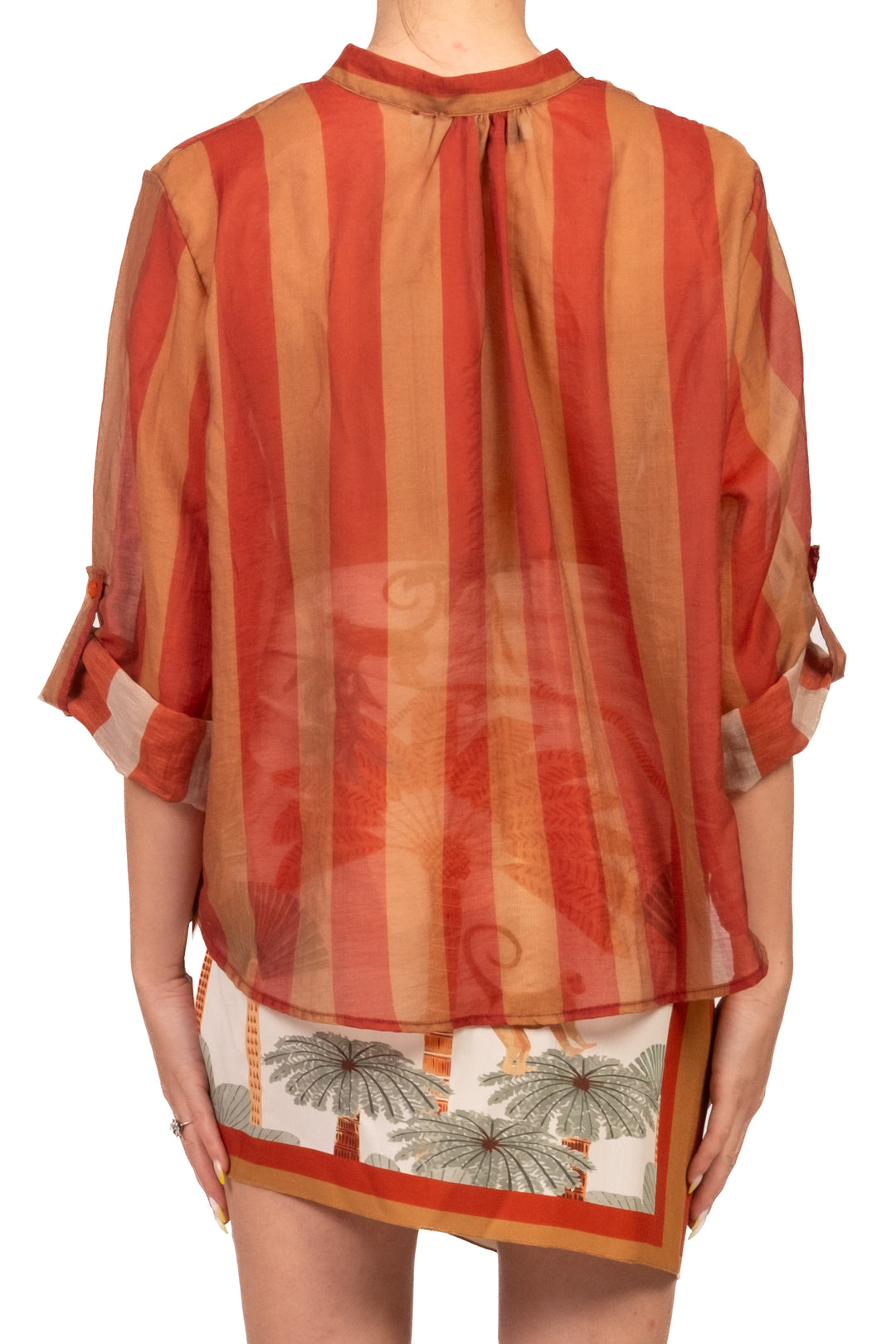 Have One - Camicia rigata collo coreano Art. CVS-Q422