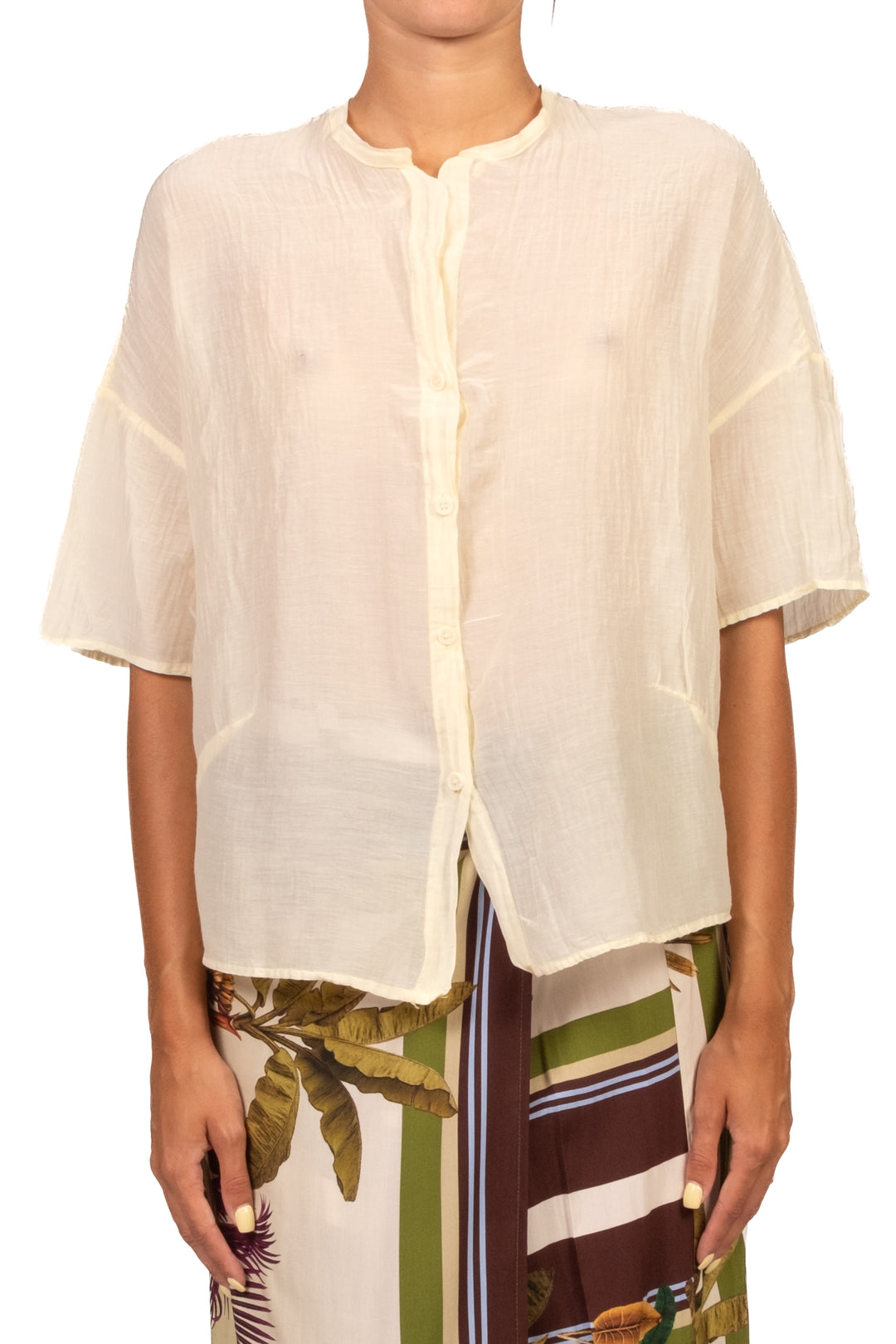 Vicolo - Camicia in mussola mezza manica Art. TAB0670