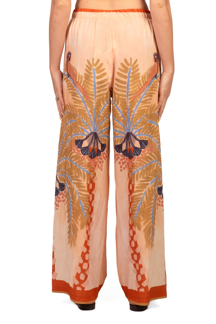 Have One - Pantalone palazzo stampa pappagallo Art. PVS-Q719