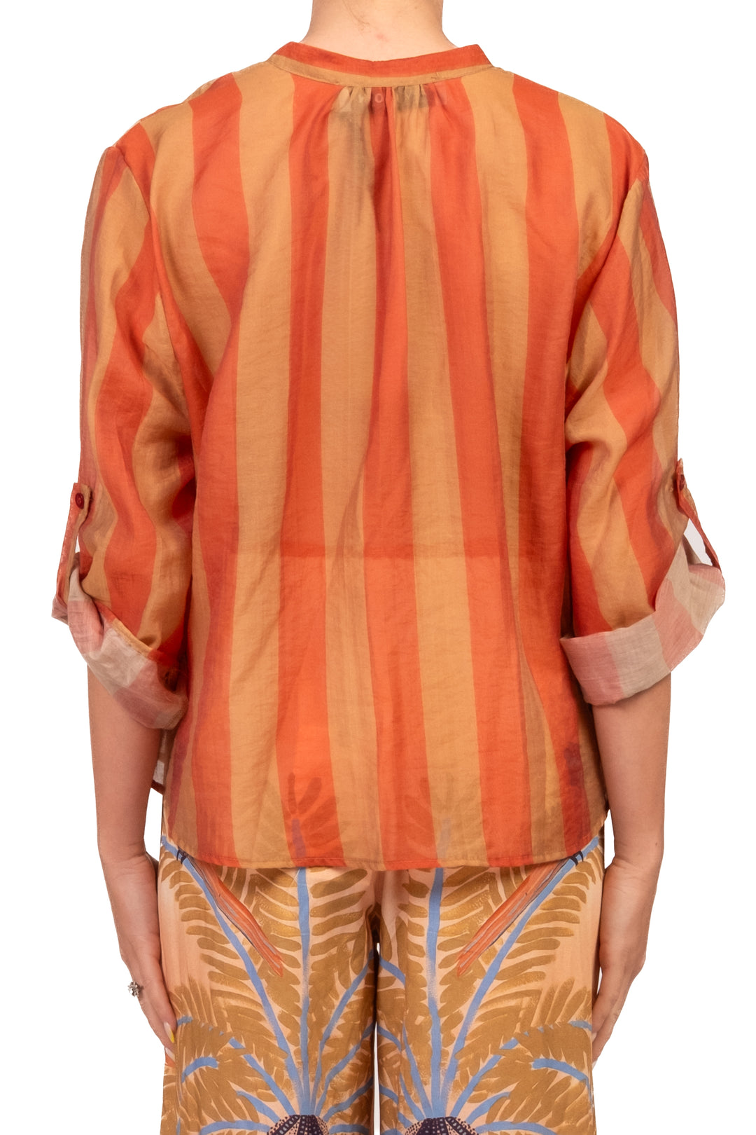 Have One - Camicia rigata collo coreano Art. CVS-Q422