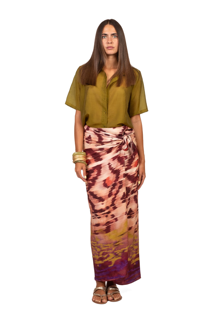 Vicolo - Completo camicia e gonna pareo fantasia Art. TAB3362