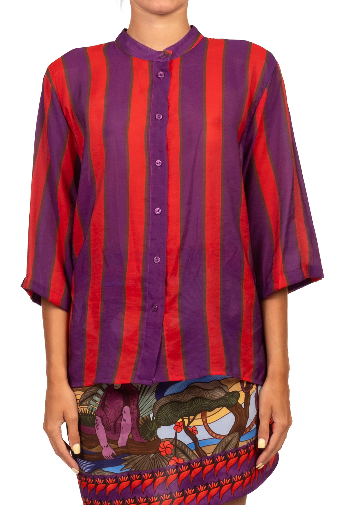 Dixie - Camicia mussola rigata Art. CFRN1JZ