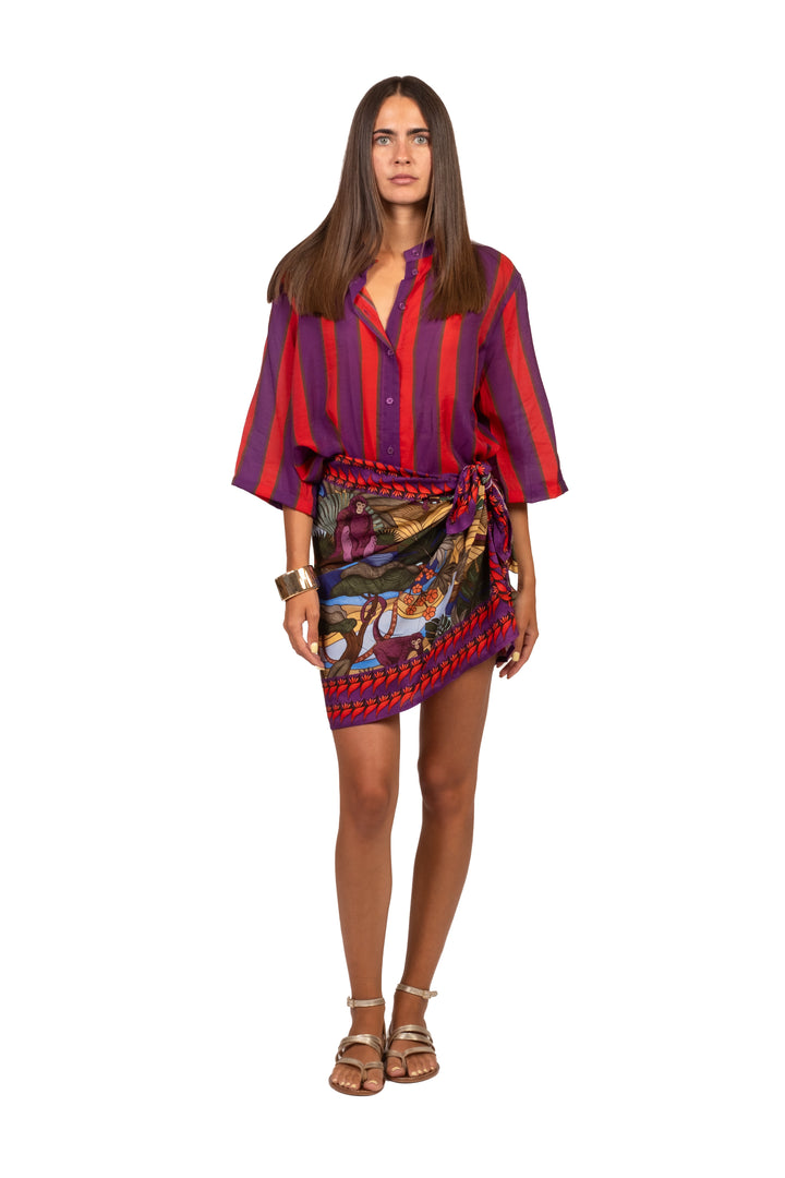 Dixie - Camicia mussola rigata Art. CFRN1JZ
