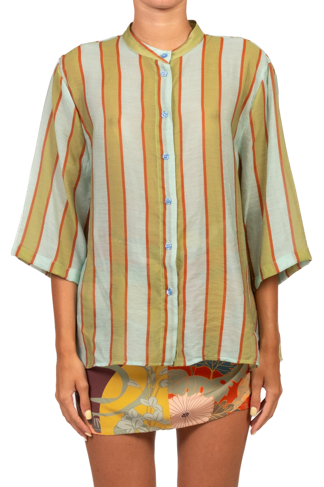 Dixie - Camicia mussola rigata Art. CFRN1JZ