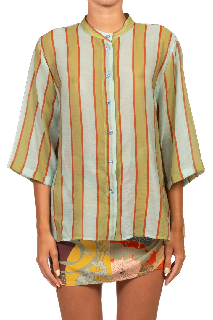 Dixie - Camicia mussola rigata Art. CFRN1JZ