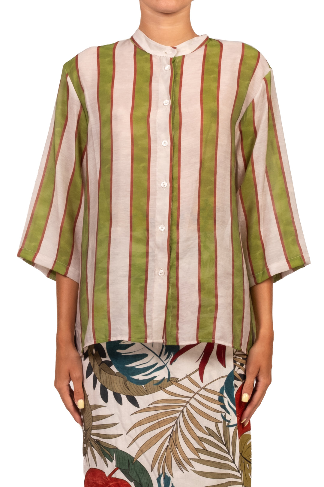 Dixie - Camicia mussola rigata Art. CFRN1JZ