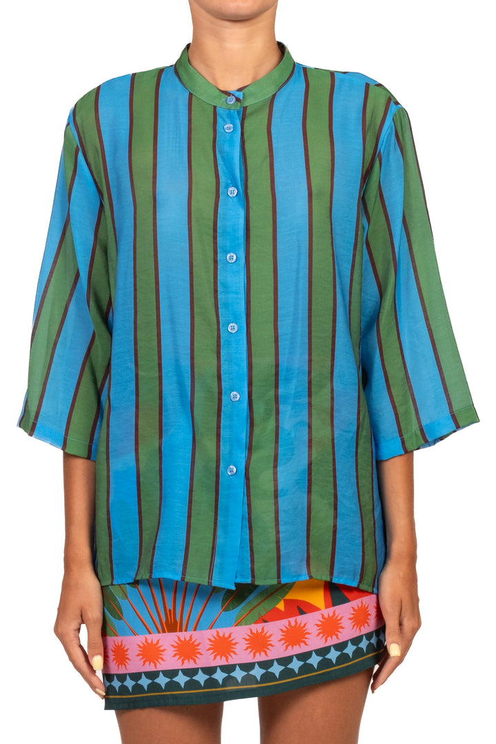 Dixie - Camicia mussola rigata Art. CFRN1JZ