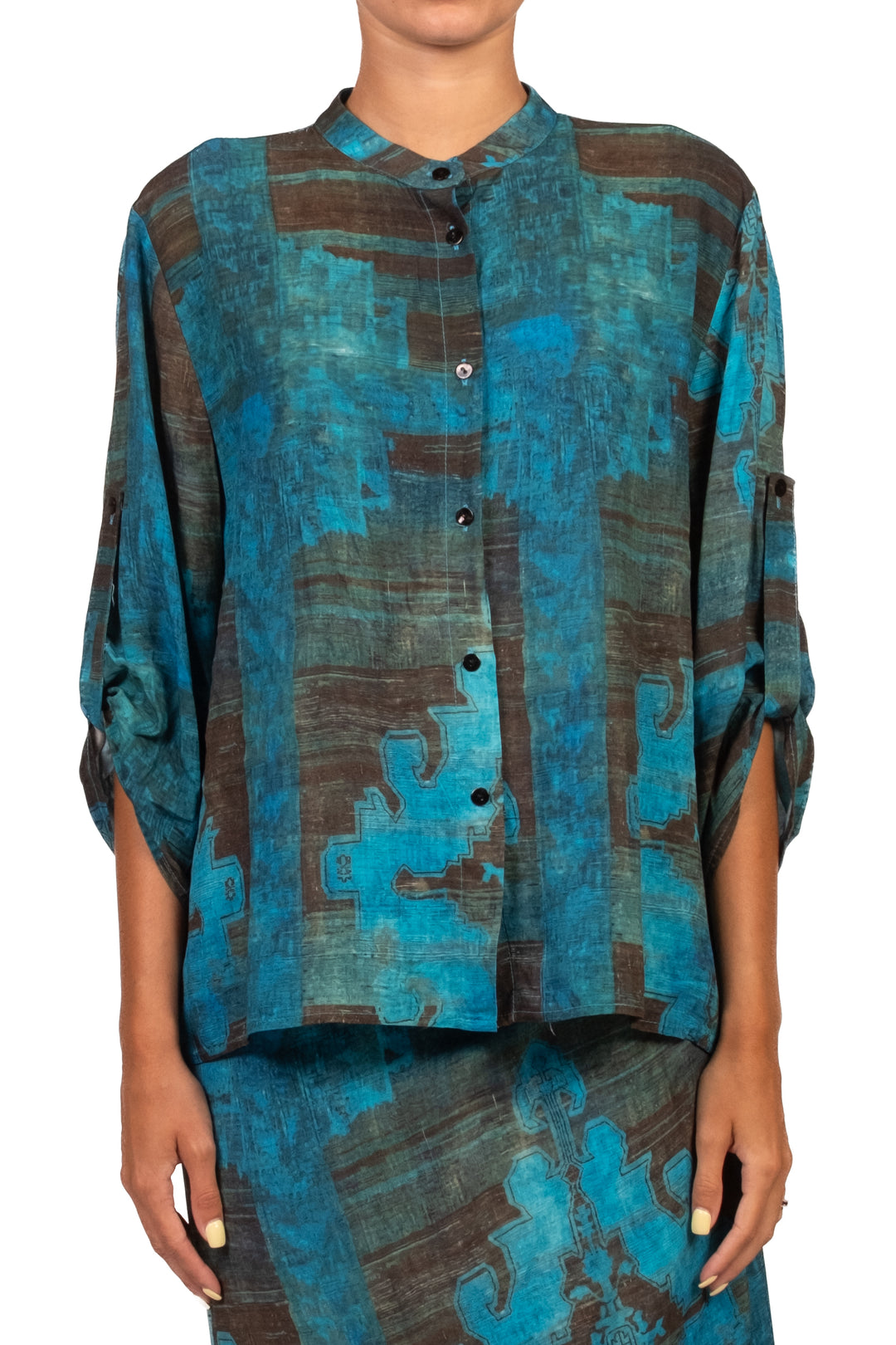 Vicolo - Camicia in mussola fantasia Art. TAB3372
