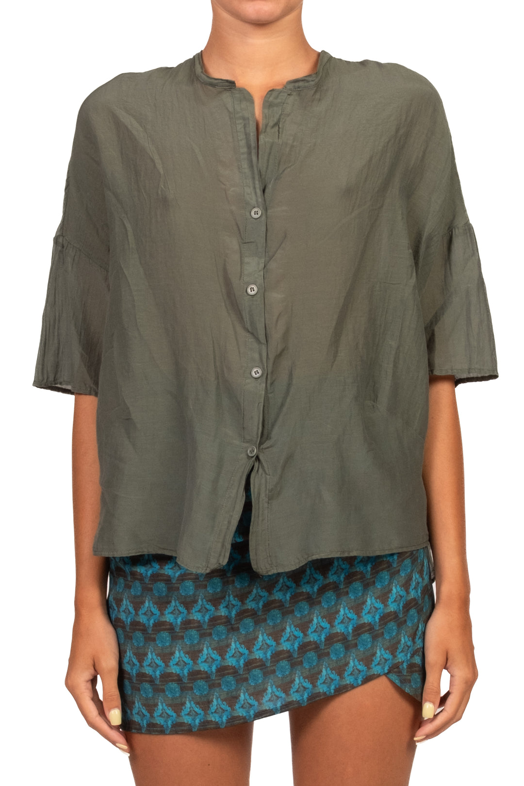 Vicolo - Camicia in mussola mezza manica Art. TAB0670