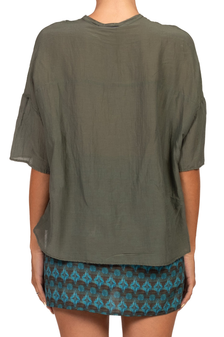 Vicolo - Camicia in mussola mezza manica Art. TAB0670