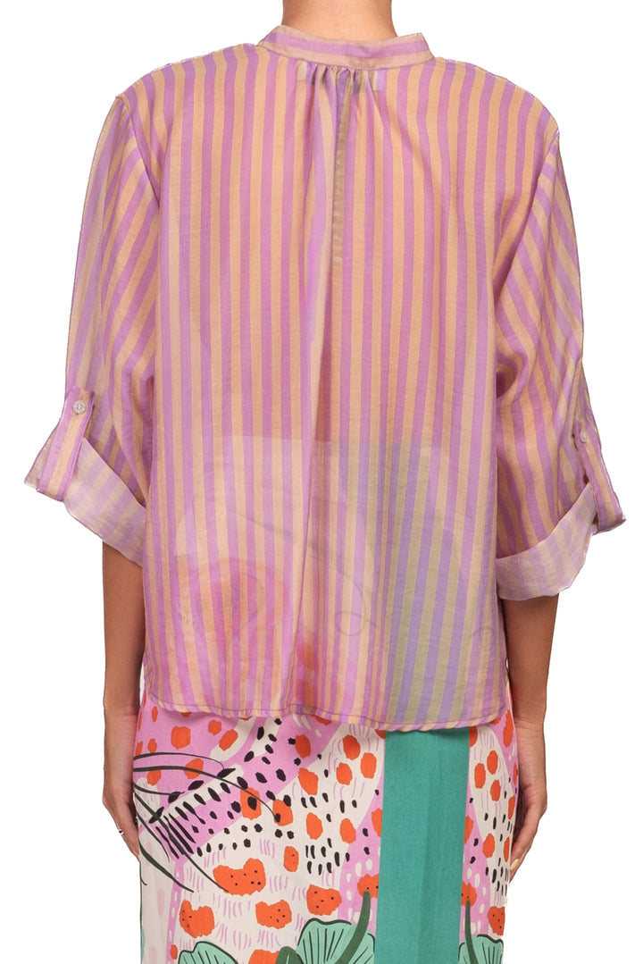 Have One - Camicia rigata collo coreano Art. CVS-Q423