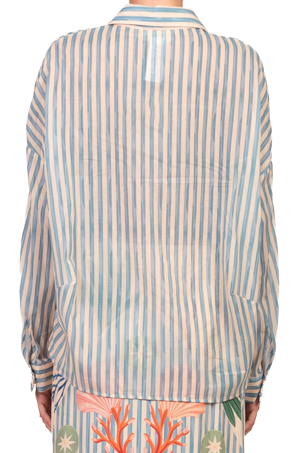 Vicolo - Camicia in mussola rigata Art. TAB3393