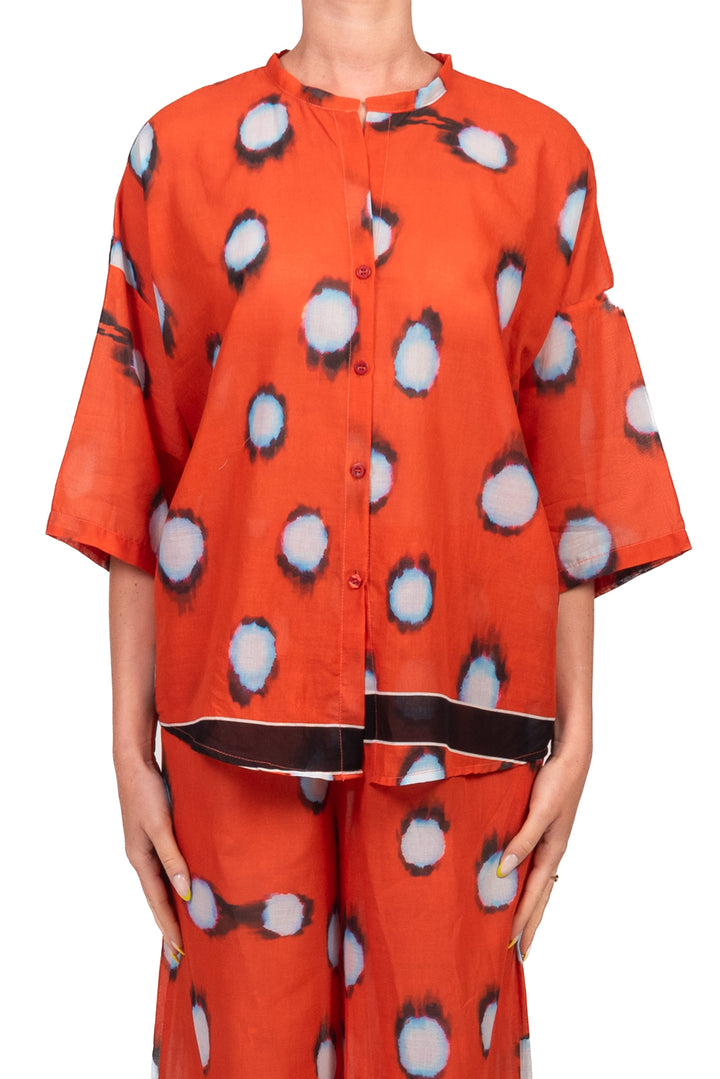 Tensione In - Camicia mussola fantasia Art. PE260444