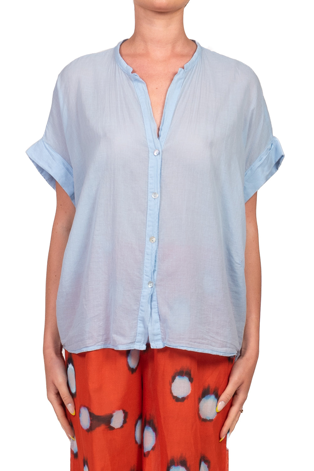 Tensione In - Camicia in mussola mezza manica Art. S26CL37