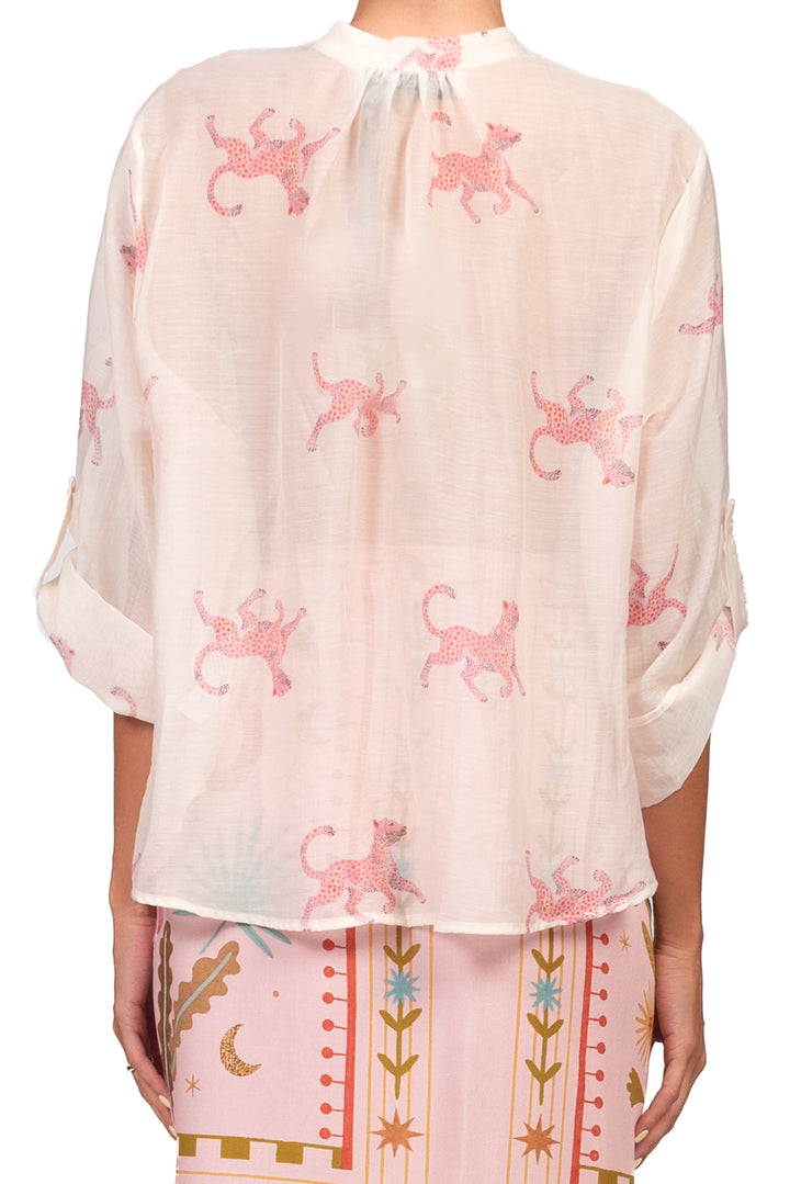 Have One - Camicia mussola stampa leopardo Art. CVS-Q492
