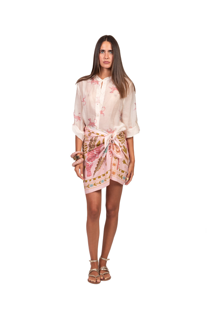 Have One - Camicia mussola stampa leopardo Art. CVS-Q492