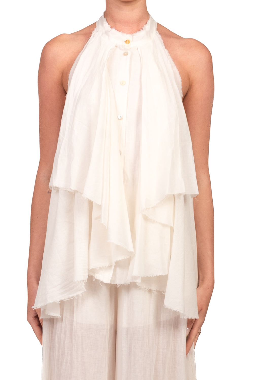 Tensione In - Camicia fazzoletto smanicata Art. 23664VMC