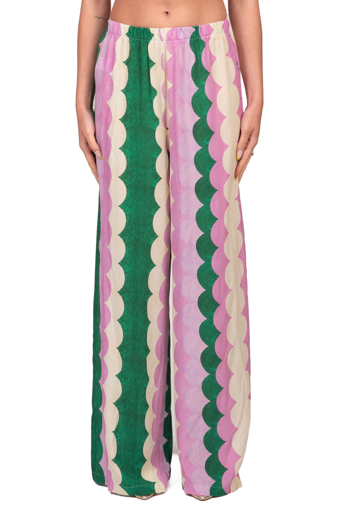 Tensione In - Pantalone palazzo con stampa Art. PE260495