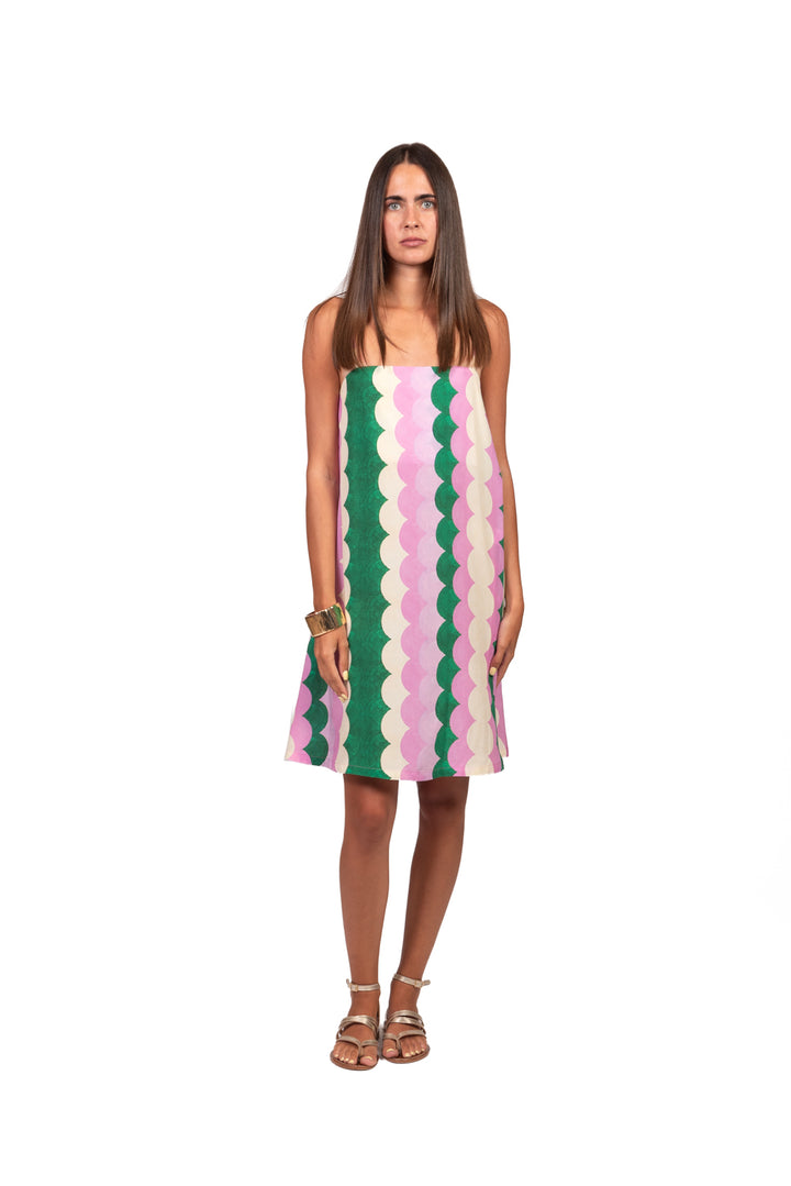 Tensione In - Abito mini fantasia con bretellina Art. PE260496