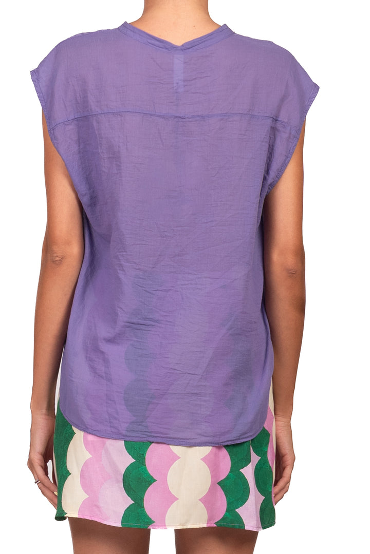 Tensione In - Camicia in mussola smanicata Art. S26CL38