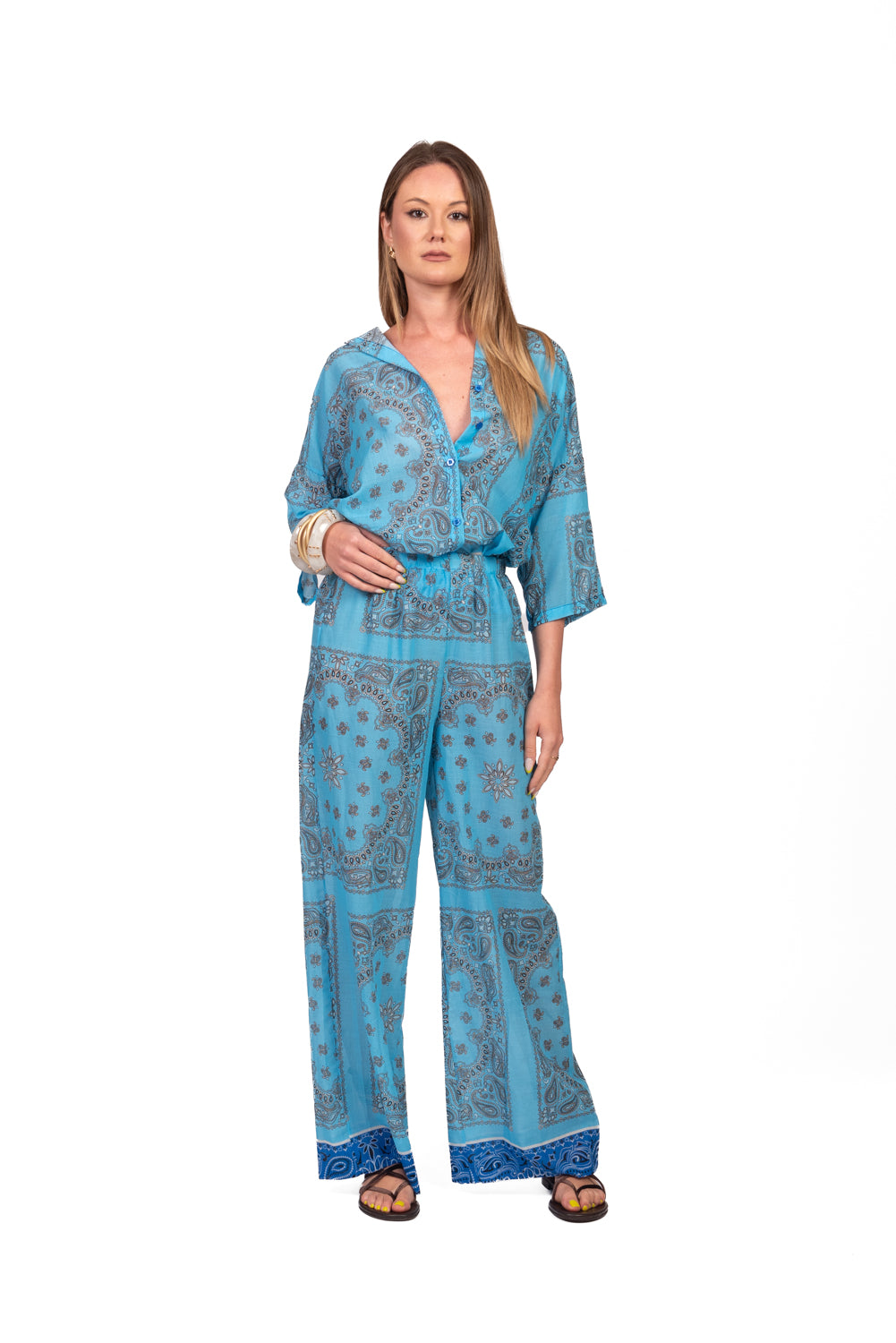 Tensione In - Camicia stampa bandana Art. PE260508