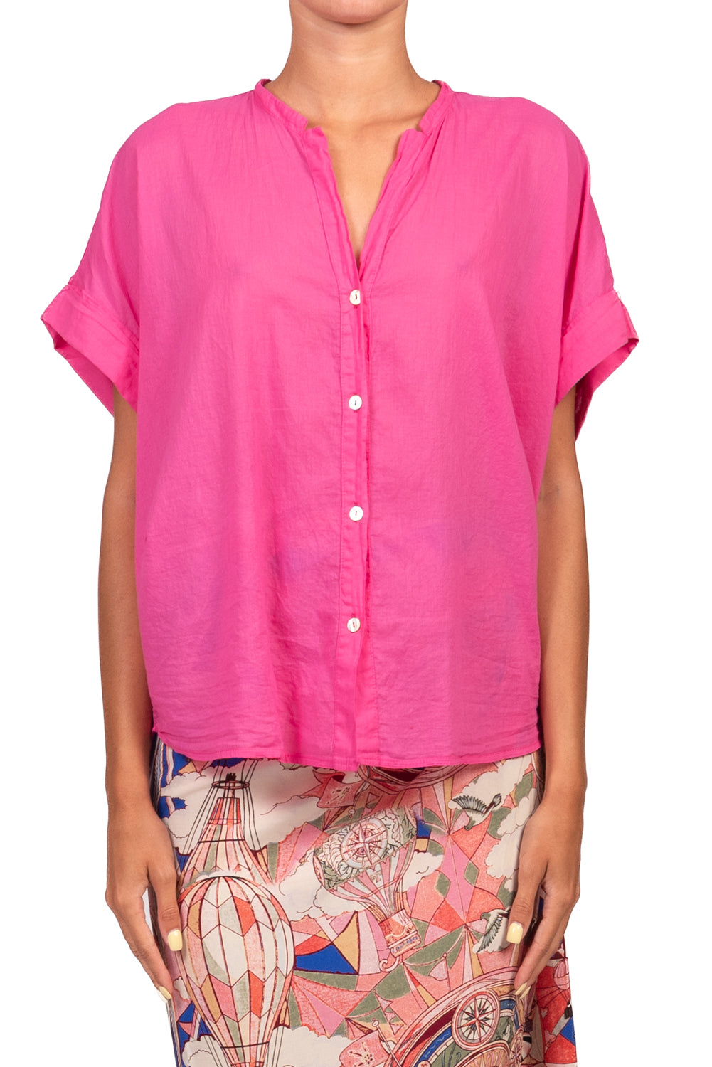 Tensione In - Camicia in mussola mezza manica Art. S26CL37