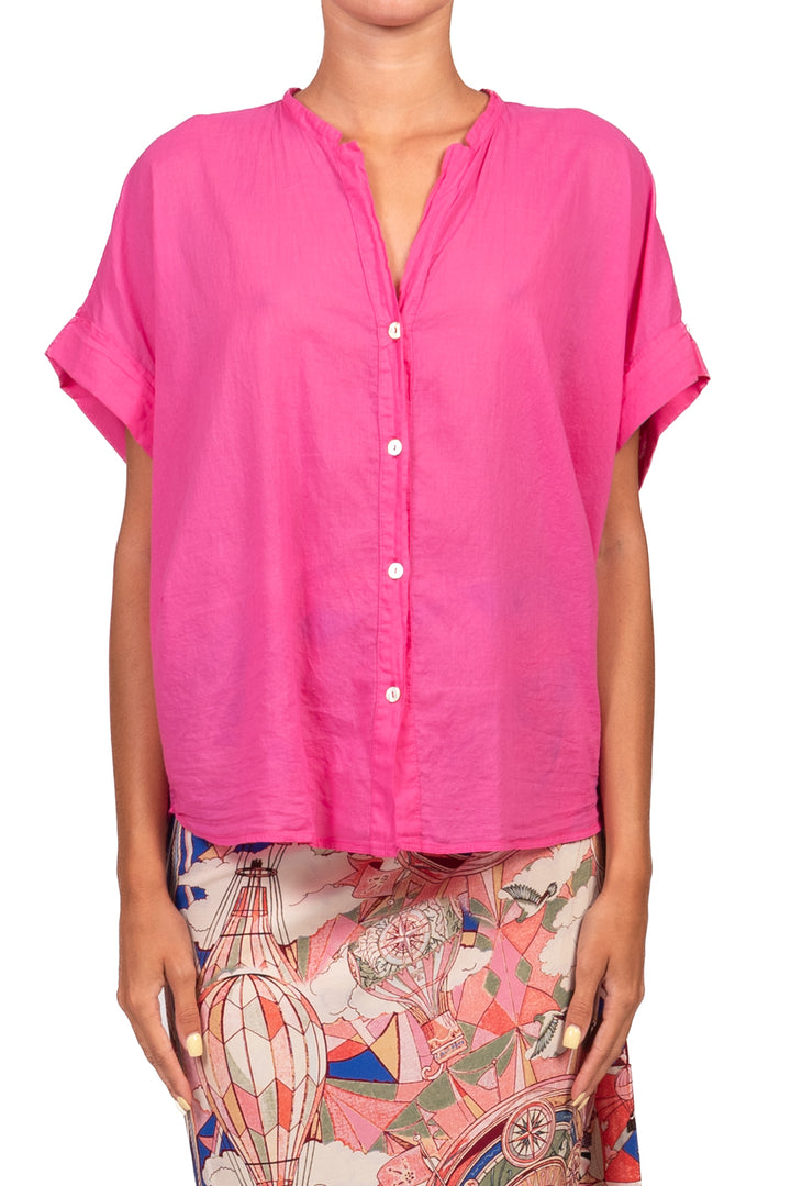Tensione In - Camicia in mussola mezza manica Art. S26CL37