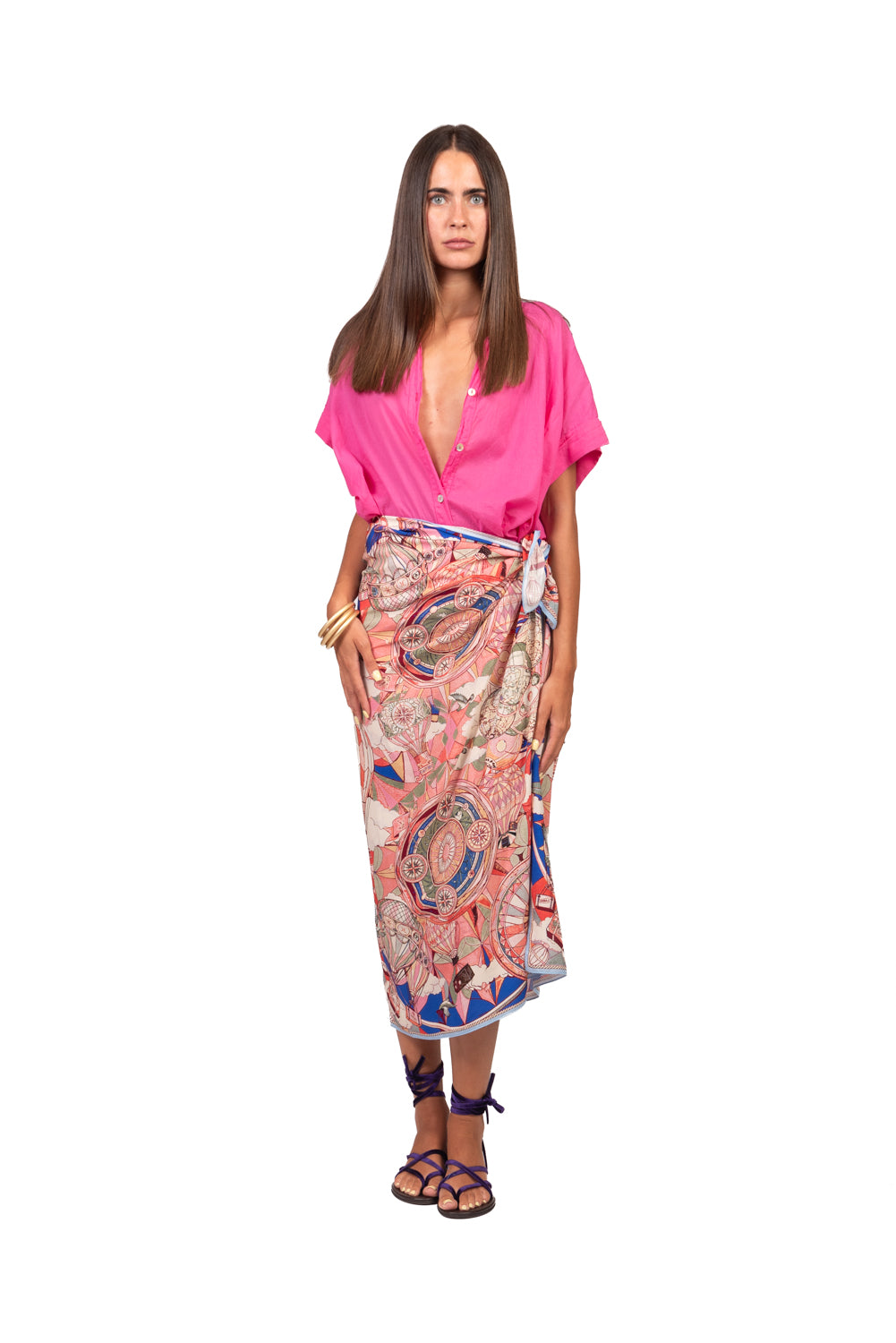 Tensione In - Camicia in mussola mezza manica Art. S26CL37