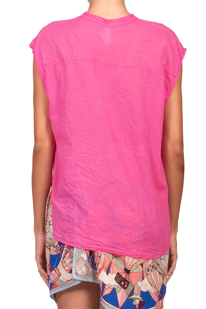 Tensione In - Camicia in mussola smanicata Art. S26CL38