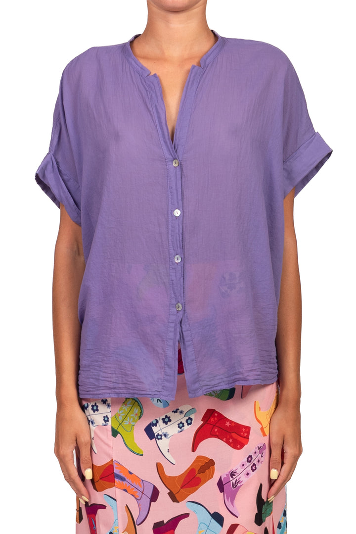 Tensione In - Camicia in mussola mezza manica Art. S26CL37
