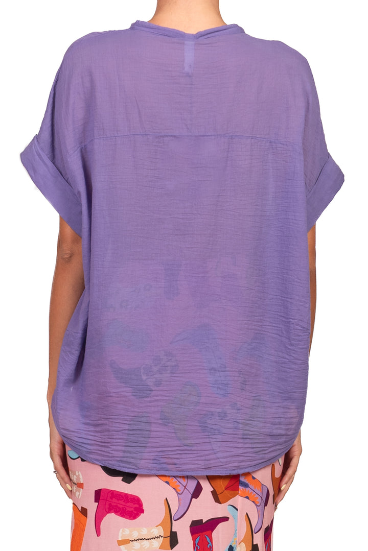 Tensione In - Camicia in mussola mezza manica Art. S26CL37